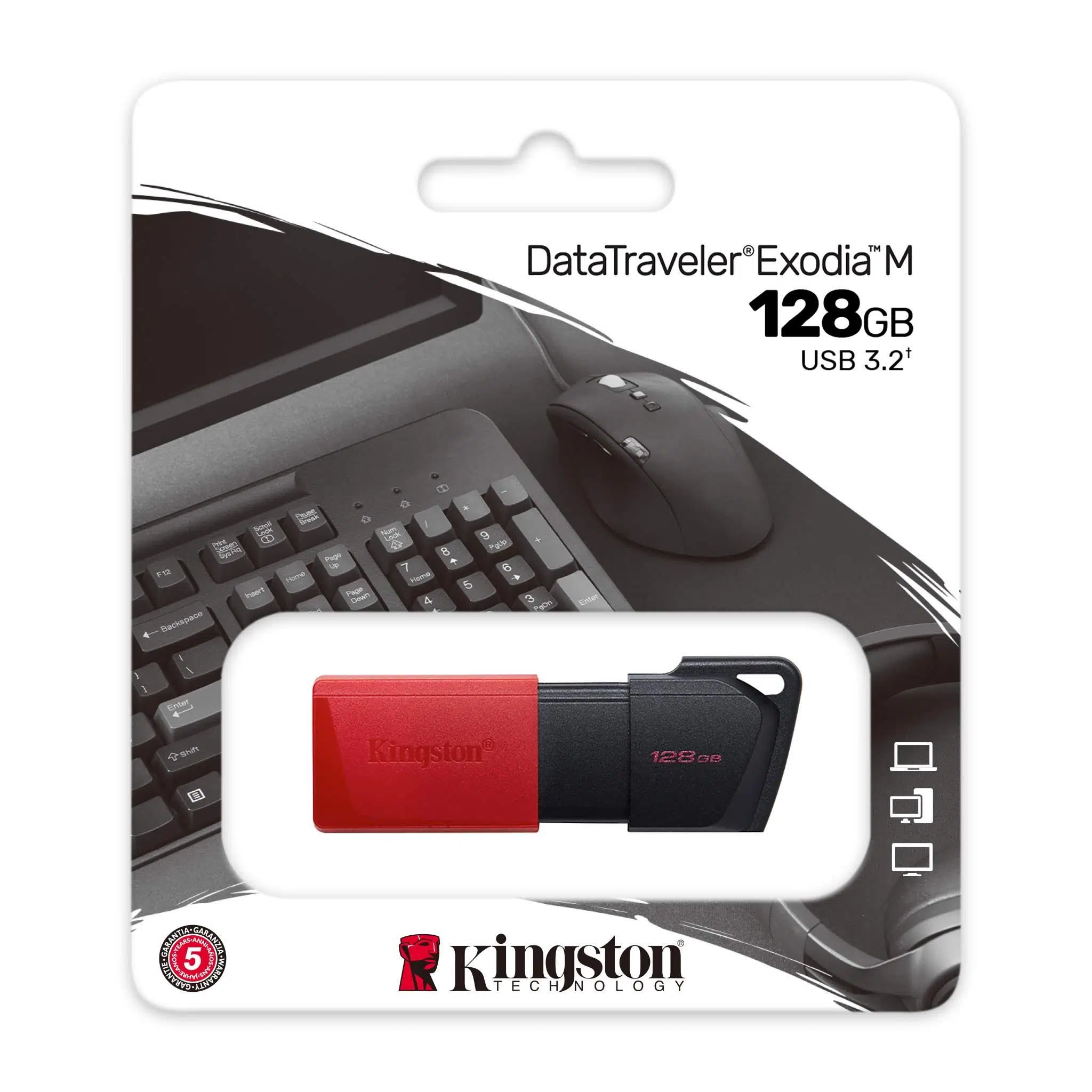 128 Gb Kıngston Exodıa M Usb Bellek 3.2 Dt Dtxm/128Gb