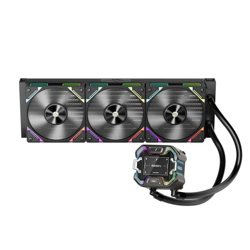 1ST PLAYER X STARSHIP 360MM SİYAH ARGB IPS 2.4" DİJİTAL EKRANLI AM5,AM4 / LGA 1851,LGA1700 PREMIUM İŞLEMCİ SIVI SOĞUTUCU