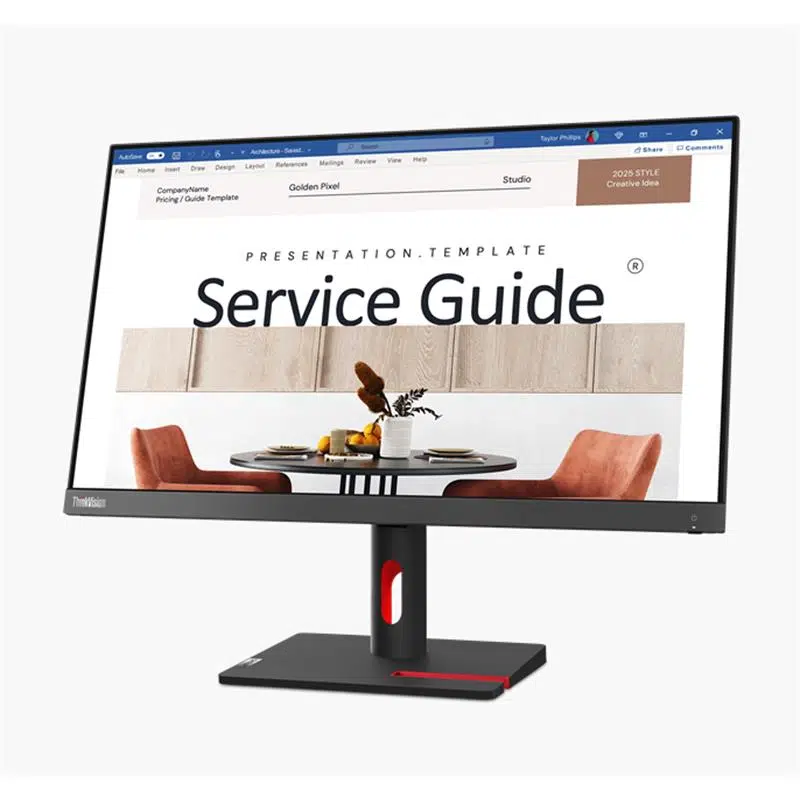 23.8 LENOVO S24I-30 THINKVISION 63DEKAT3TK 6MS 100HZ HDMI+VGA LED MONITOR