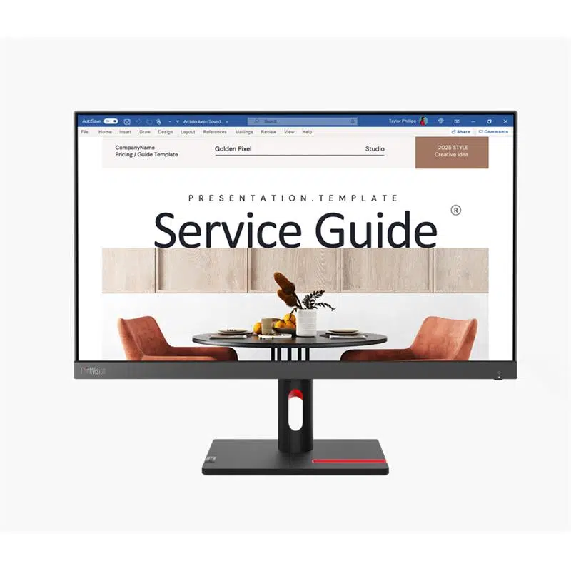 23.8 LENOVO S24I-30 THINKVISION 63DEKAT3TK 6MS 100HZ HDMI+VGA LED MONITOR