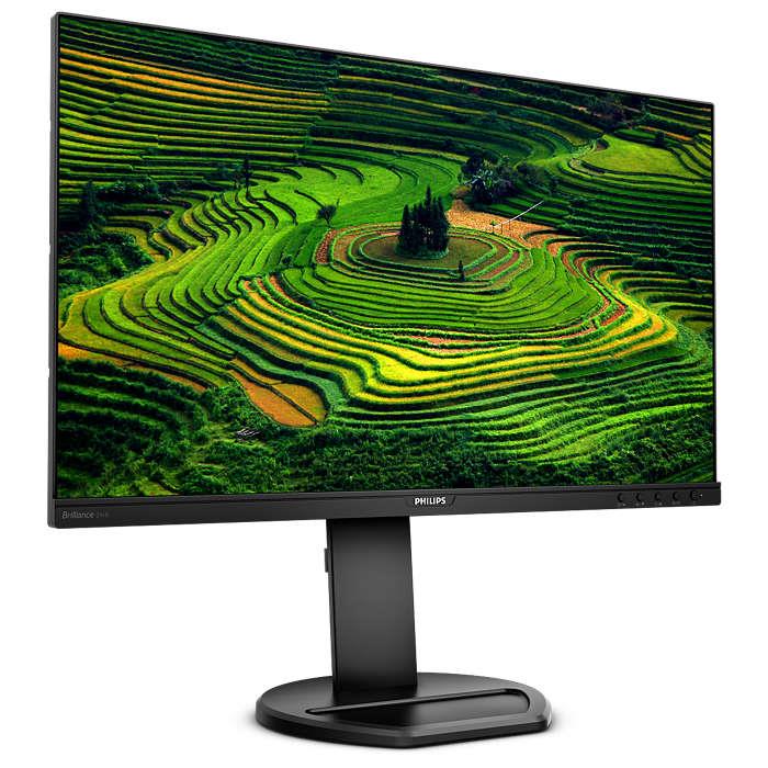 23.8 Phılıps 241B8Qjeb/00 Ips 5Ms 75Mhz 1Xvga 1Xhdmı 1Xdp 1Xdvı Fhd 1920X1080 Usb Hoparlör Yükseklik Ayarı Vesa Siyah