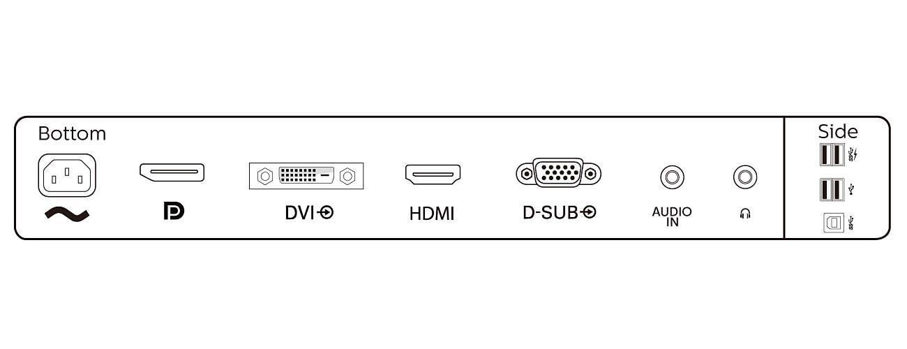 23.8 Phılıps 241B8Qjeb/00 Ips 5Ms 75Mhz 1Xvga 1Xhdmı 1Xdp 1Xdvı Fhd 1920X1080 Usb Hoparlör Yükseklik Ayarı Vesa Siyah
