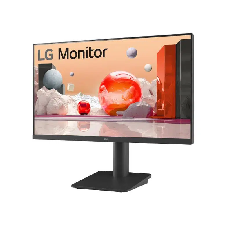 24.5 Lg 25Ms550-B Ips 5Ms 100Hz 2Xhdmı Fhd 1920X1080 Yukseklık Ayarı Hoparlor Freesync Vesa Sıya