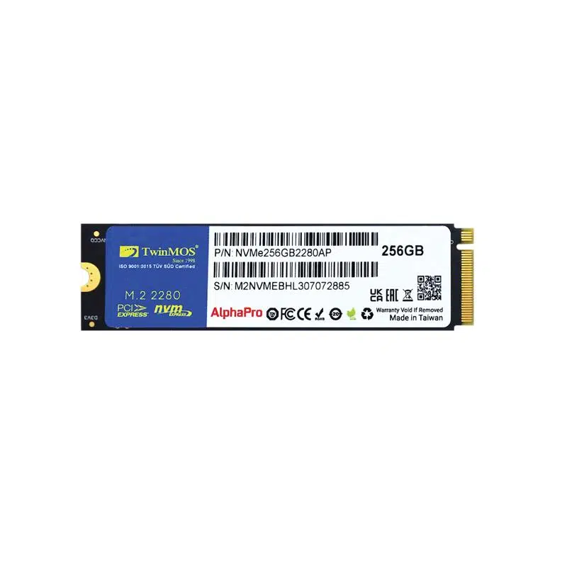 256 Gb Twınmos M.2 Pcıe Nvme 3600/3250 Nvme256Gb2280Ap