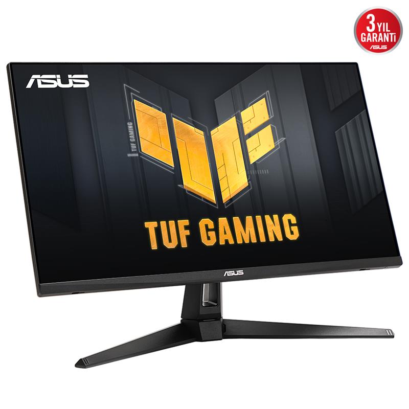 27 Asus Tuf Gamıng Vg27Aq3A Ips 1Ms 180Mhz 2Xhdmı 1Xdp Qhd 2560X1440 Hoparlör Freesync Flıcker-Free Pıvot Vesa Siyah