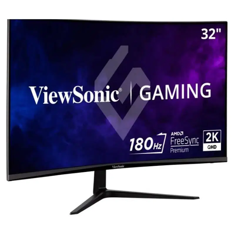 32 VIEWSONIC VX3218C-2K GAMING 1MS 165HZ 2XHDMI 1XDP QHD 2560X1440 HOPARLOR CERCEVESIZ CURVED VESA SİYAH