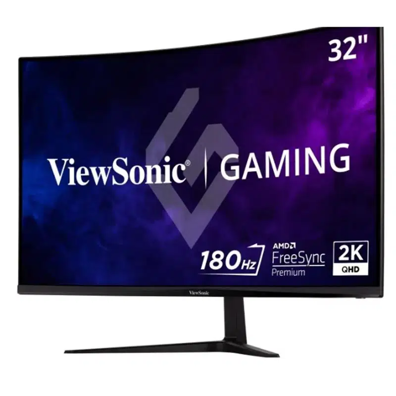 32 VIEWSONIC VX3218C-2K GAMING 1MS 165HZ 2XHDMI 1XDP QHD 2560X1440 HOPARLOR CERCEVESIZ CURVED VESA SİYAH