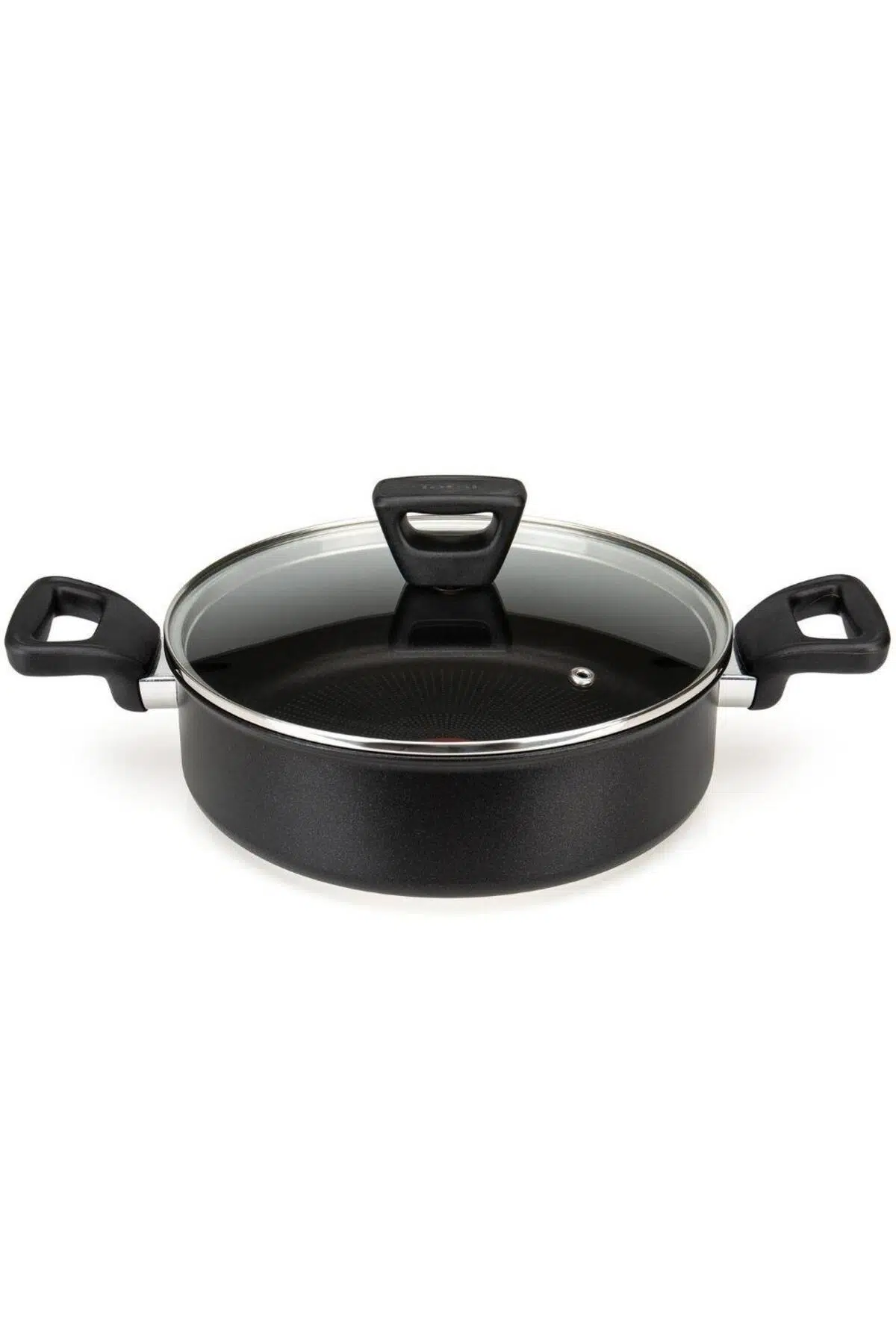 Tefal Titanium 3X Force 24 cm Kapaklı Kısa Tencere
