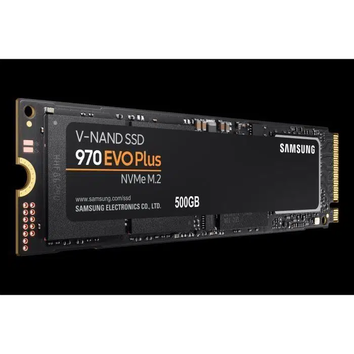 500 GB 970 EVO PLUS SAMSUNG NVME M.2 MZ-V7S500BW PCIE 3500-3300 MB/S SAMSUNG TR GARANTILI