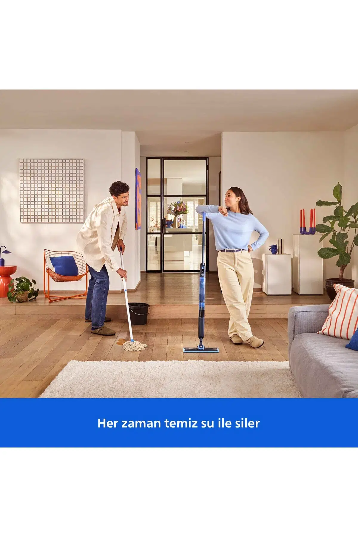 Philips OneUp 5000 Serisi Elektrikli Mop XV5113/01