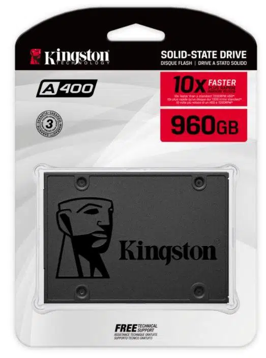 960 Gb Kıngston A400 Sata3 2.5 500/450Mbs Sa400S37/960G