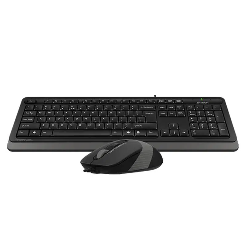 A4 Tech F1010 Q Usb Gri Mm Kablolu Klavye Mouse Set