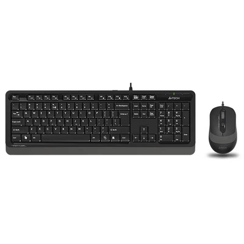 A4 Tech F1010 Q Usb Gri Mm Kablolu Klavye Mouse Set