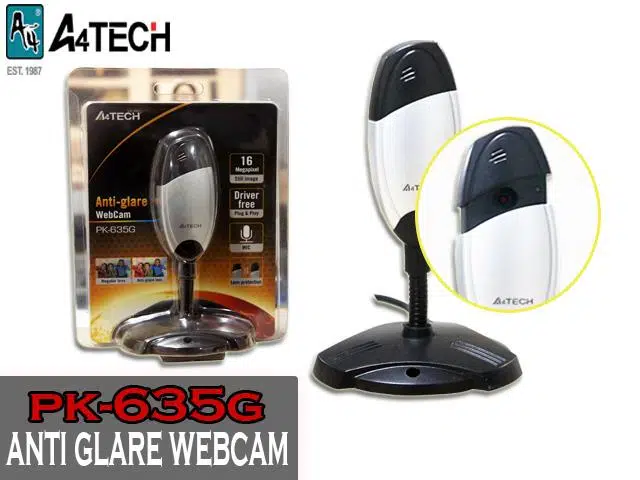 A4 Tech Pk-635G Antı Glare 480P 640X480 Webcam