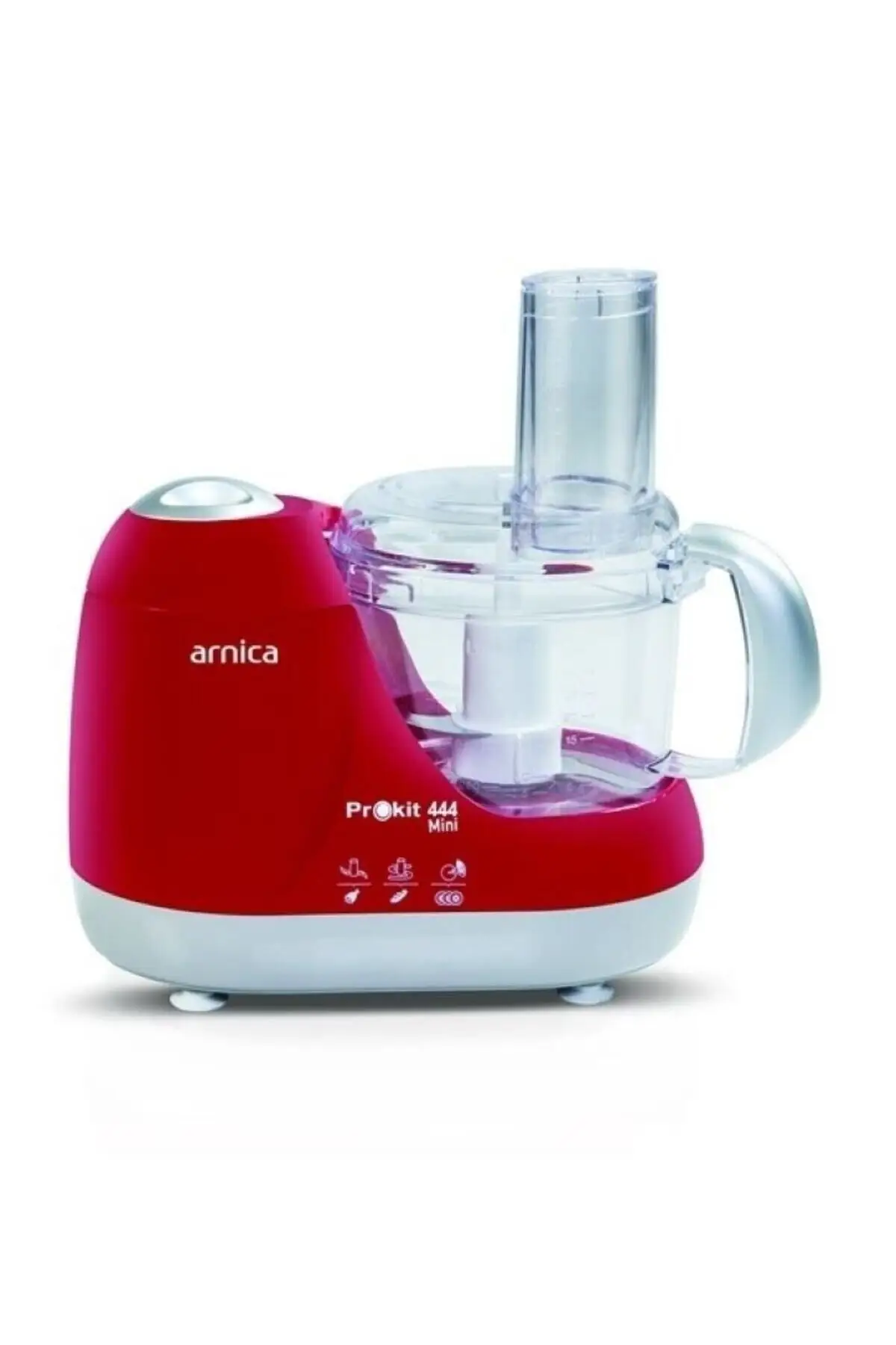 Arnica Prokit 444 Mini 600 W Kırmızı Mutfak Robotu GH21032