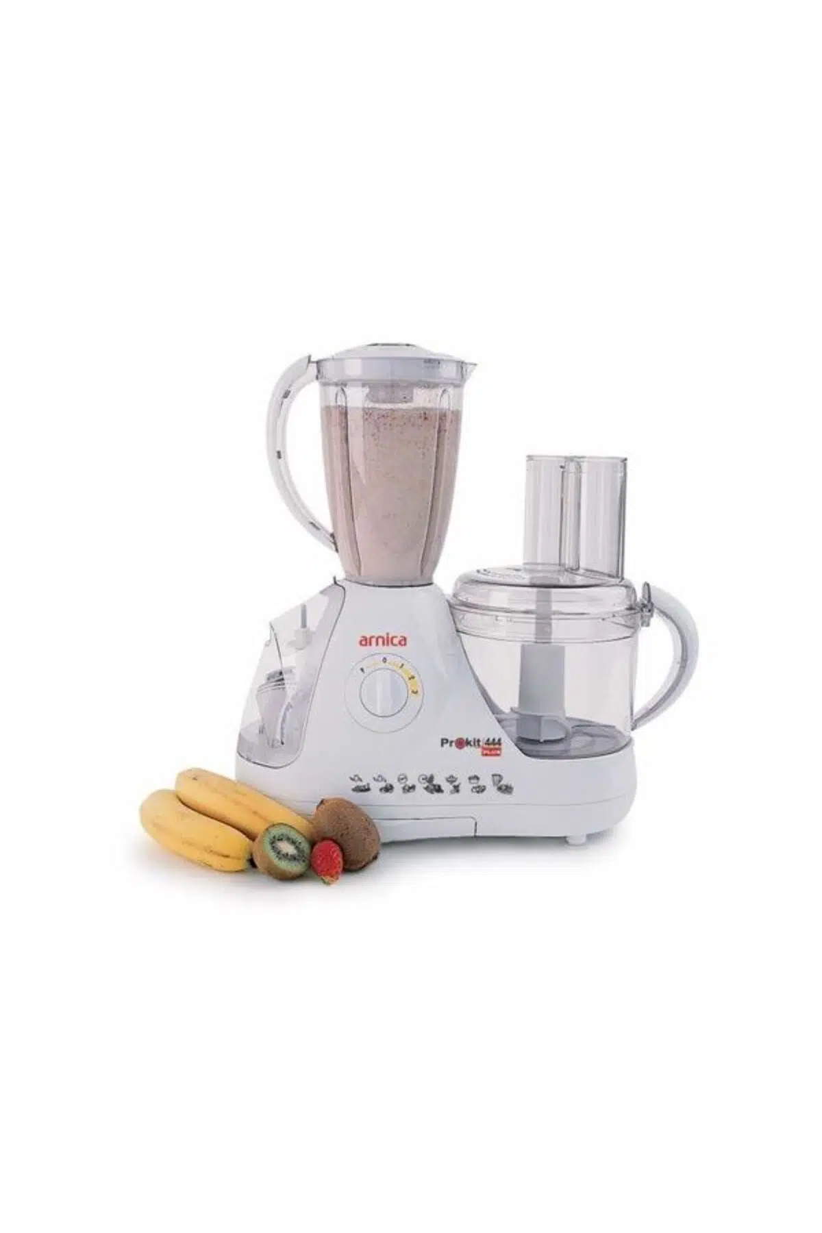 Arnica Prokit 444 Plus Kompakt Beyaz 800 W Mutfak Robotu GH21020
