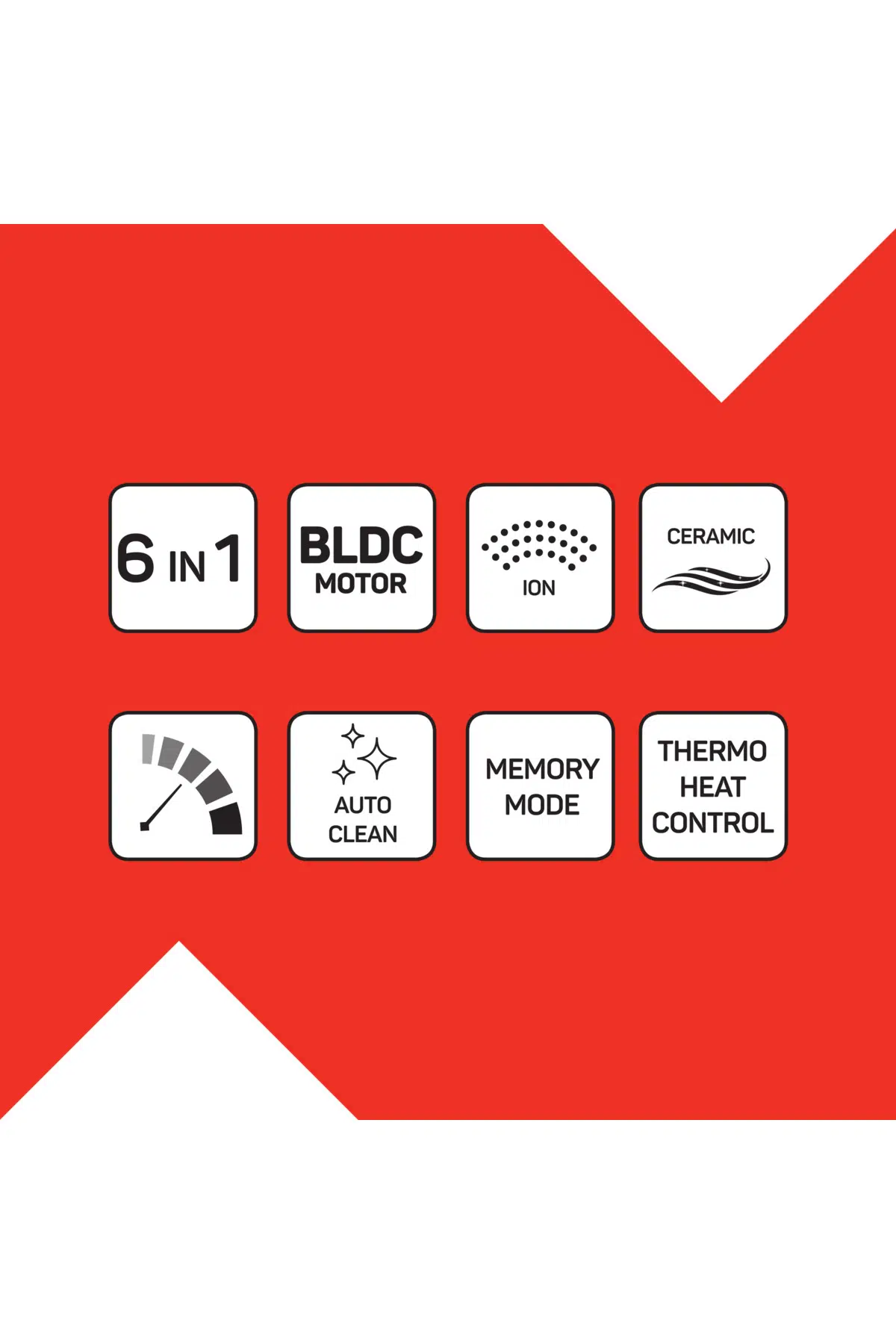 Arzum AR5166 Revolution 6in1 Saç Şekillendirme Seti