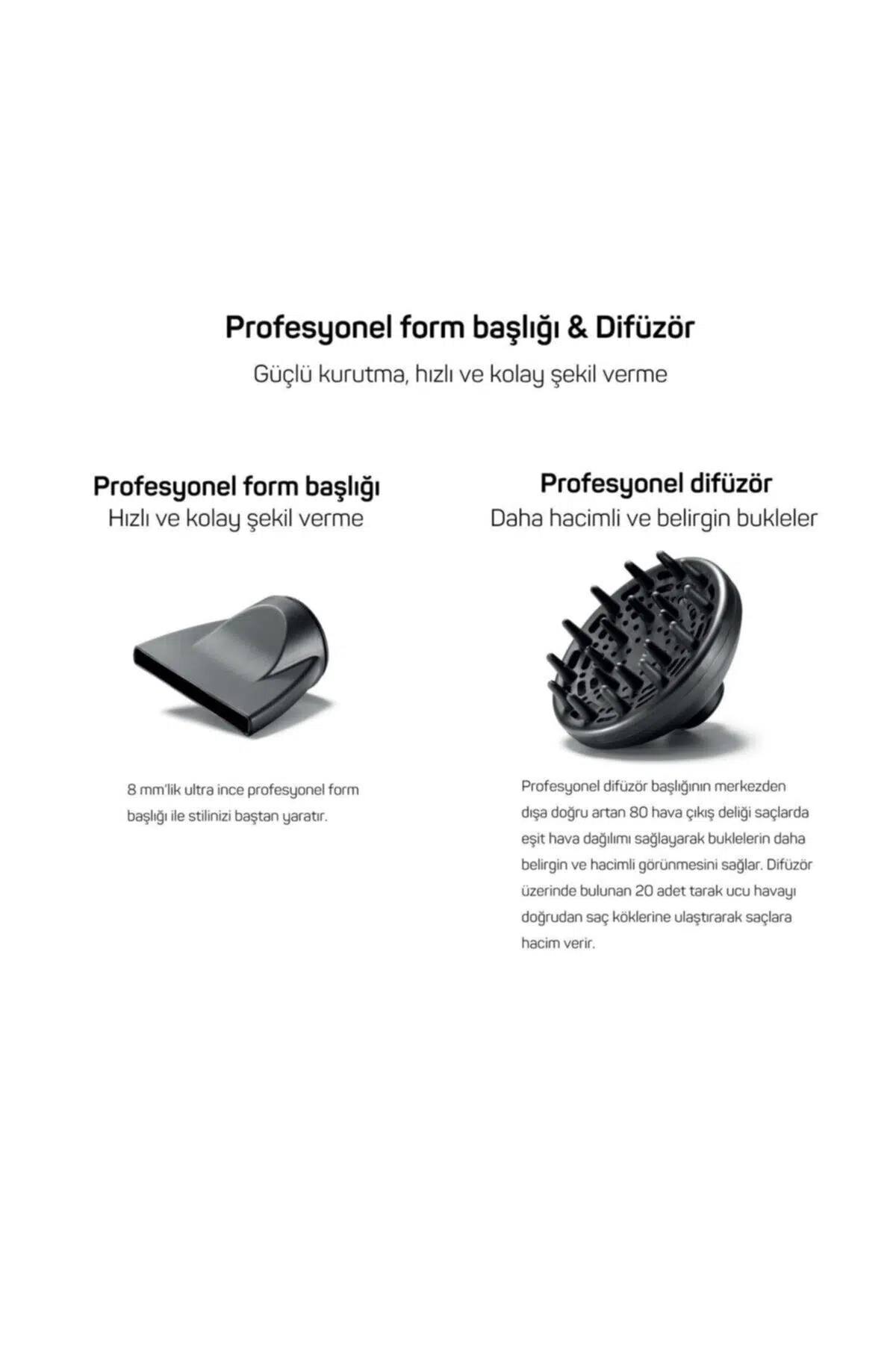 Arzum Bellissima Profesyonel 2200 W Saç Kurutma Makinesi AR5004 