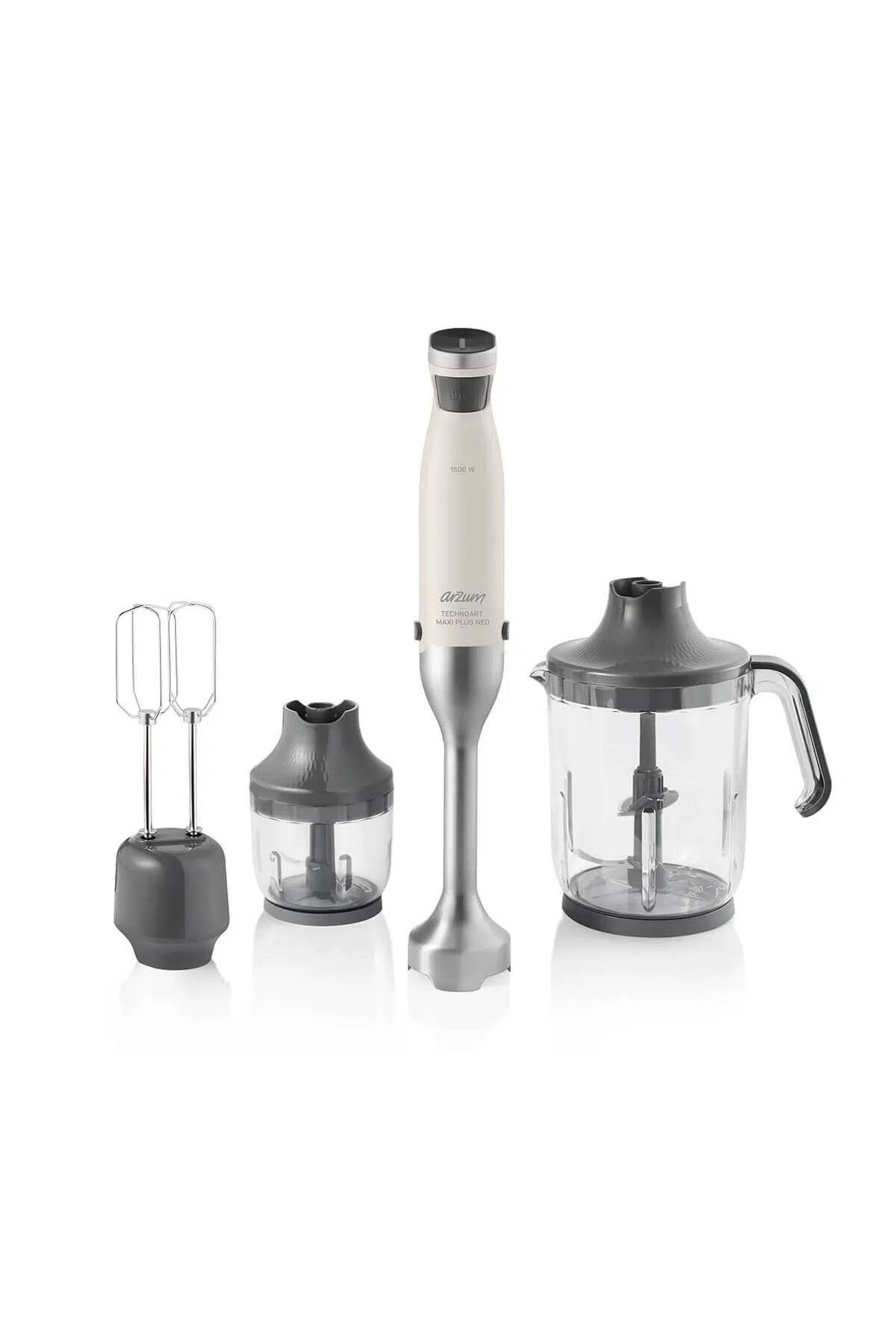 Arzum Technoart Maxi Plus Neo Beyaz 1500 W El Blender Seti AR1115-B