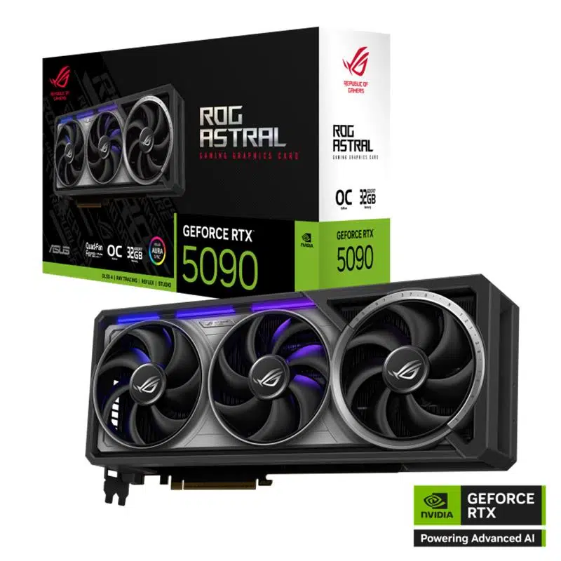 Asus Geforce Rog-Astral-Rtx5090-O32G-Gamıng 32Gb Gddr7 512Bıt 2Xhdmı 3Xdp Ekran Kartı