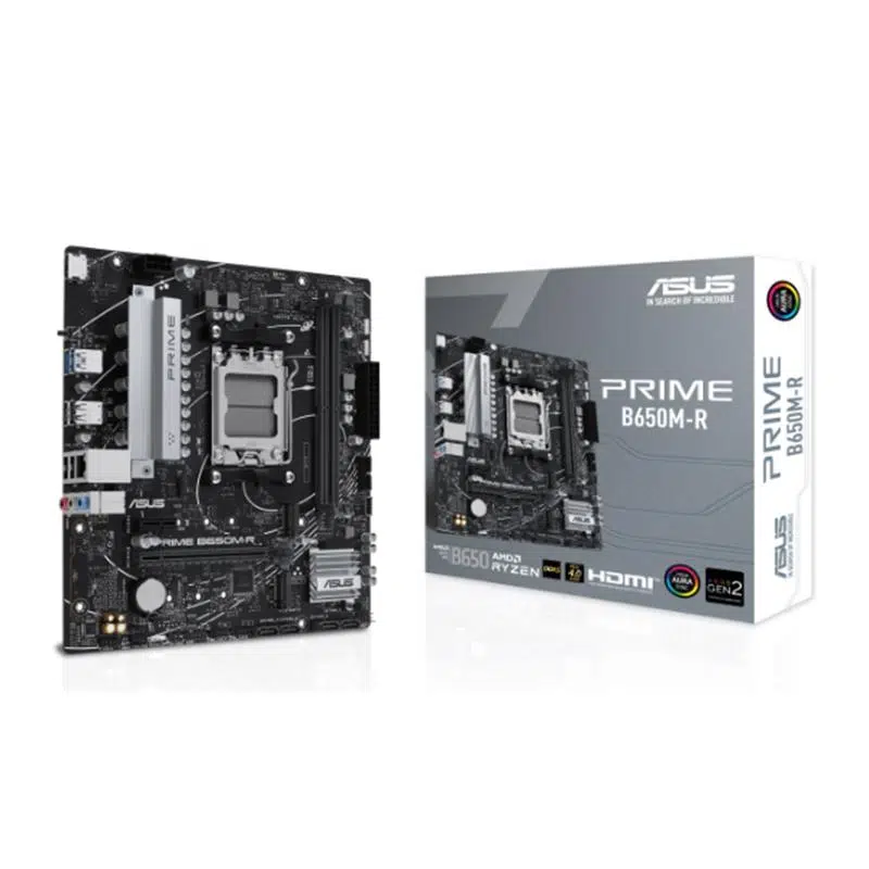Asus Prıme B650M-R Ddr5 7200Mhz 1Xhdmı 2Xm.2 Usb3.2 Matx Am5 (Amd Am5 9000/8000/7000 Serileri İle Uyumlu)