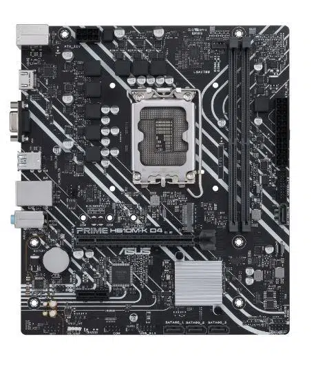 Asus Prıme H610M-K D4 Ddr4 3200Mhz 1Xvga 1Xhdmı 1Xm.2 Usb 3.2 Matx 1700P (12. / 13. Ve 14. Nesil İşlemci Uyumlu)