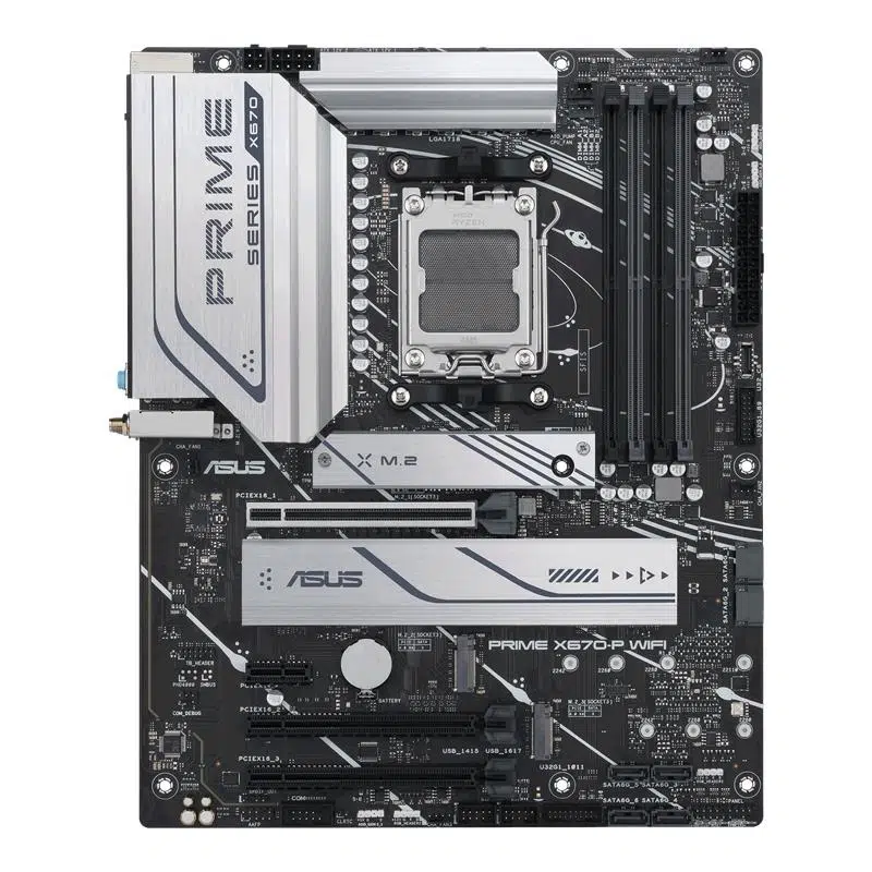 ASUS PRIME X670-P WIFI DDR5 6400MHZ 1XHDMI 1XDP 3XM.2 USB 3.2 ATX AM5 (AMD AM5 9000/8000/7000 SERİLERİ İLE UYUMLU)