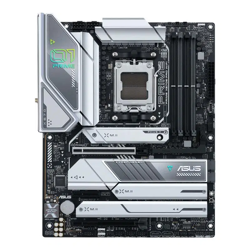 ASUS PRIME X670E-PRO WIFI DDR5 6400MHZ 1XHDMI 1XDP 4XM.2 USB 3.2 ATX AM5 (AMD AM5 9000/8000/7000 SERİLERİ İLE UYUMLU)