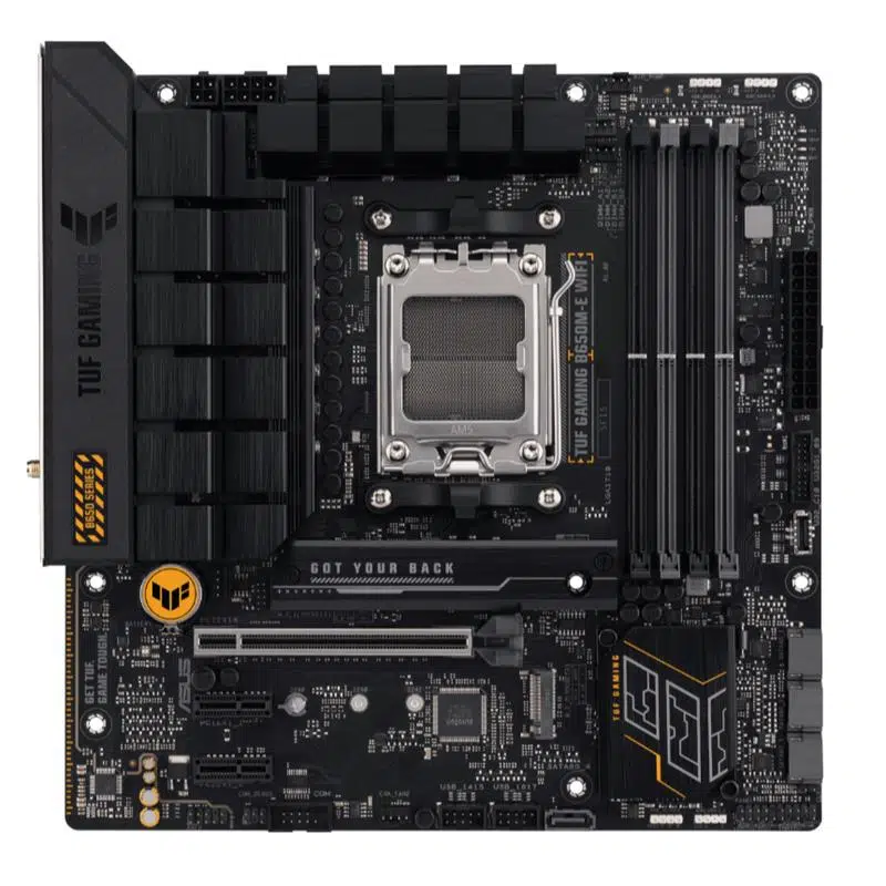 Asus Tuf Gamıng B650M-E Wıfı Ddr5 6400Mhz 1Xhdmı 2Xdp 2Xm.2 Usb 3.2 Matx Am5(Amd Am5 9000/8000/7000 Serileri İle Uyumlu)