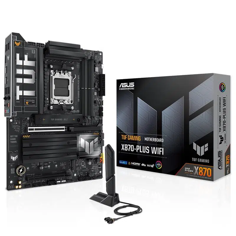 Asus Tuf Gamıng X870-Plus Wıfı Ddr5 8000Mhz 1Xhdmı 2Xusb4 4Xm.2 Am5 Atx (Amd Am5 9000/8000/7000 Serileri İle Uyumlu)