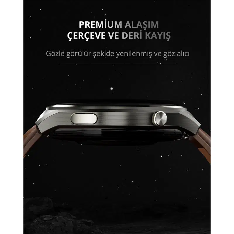AUKEY SW-2U-GY AKILLI SAAT 3.6CM AMOLED EKRAN VE 15 GÜN PİL ÖMRÜ IP68 GRİ