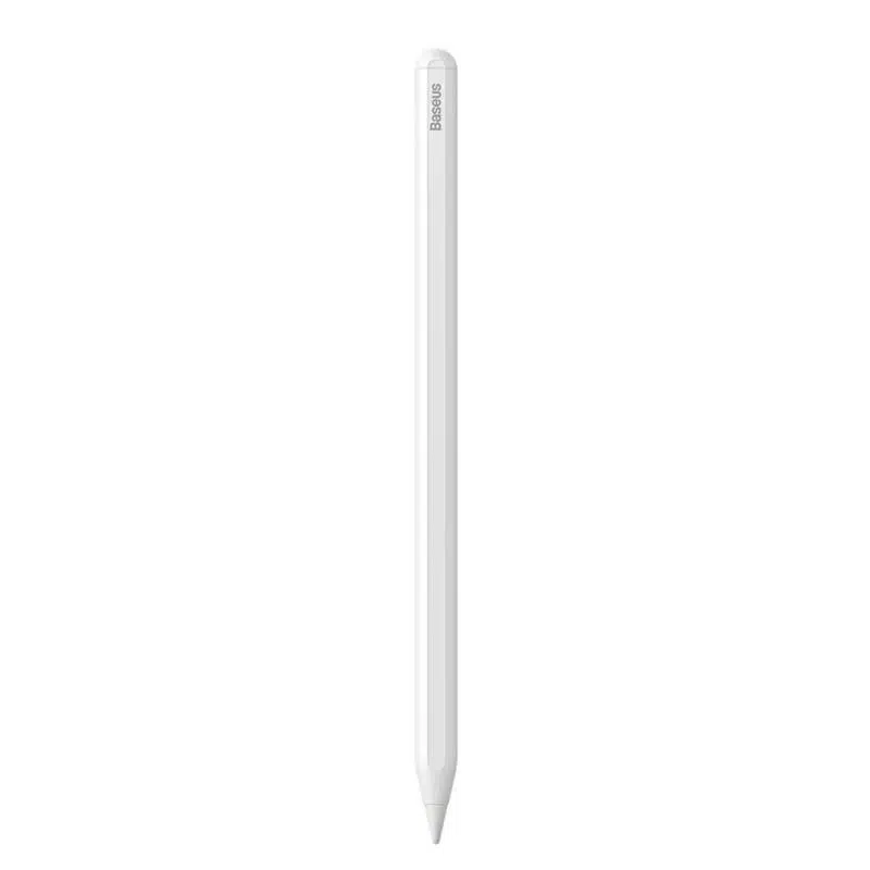 BASEUS SMOOTH SXBC020002 WIRELESS CHARGING CAPACITIVE STYLUS PEN AKTIF VERSIYON IPAD KALEMİ BEYAZ
