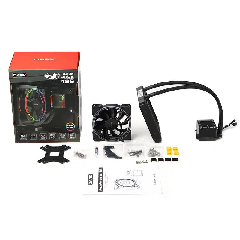 Dark Aquaforce W126 120Mm Fıxed Rgb Ledli Sıvı Soğutma İşlemci