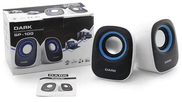 Dark Dk-Ac-Sp100 1+1 Multımedya Usb Speaker Beyaz