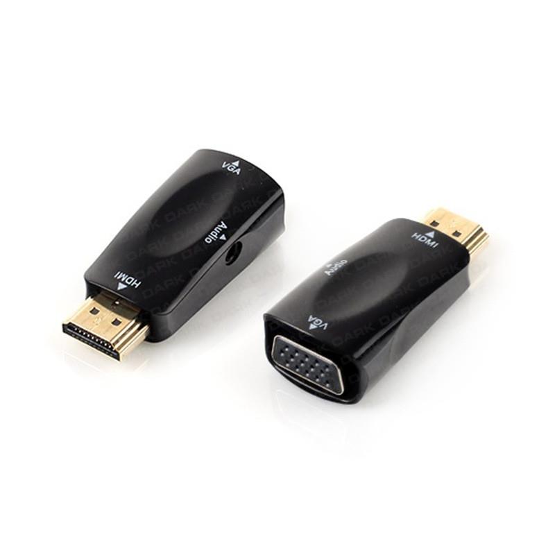 Dark Dk-Hd-Ahdmıxvga2 Hdmı To Vga Ve Ses Aktif Dijital Analog Dönüştürücü