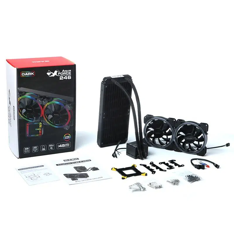 Dark Dkccw246 Aquaforce W246 240Mm Fixed Rgb Ledli Sıvı Soğutma