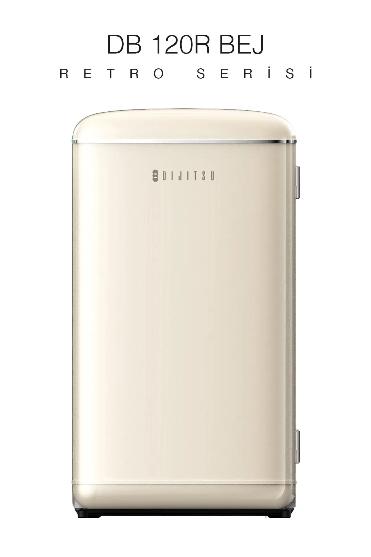 Dijitsu DB120RBE Retro Bej Mini Buzdolabı