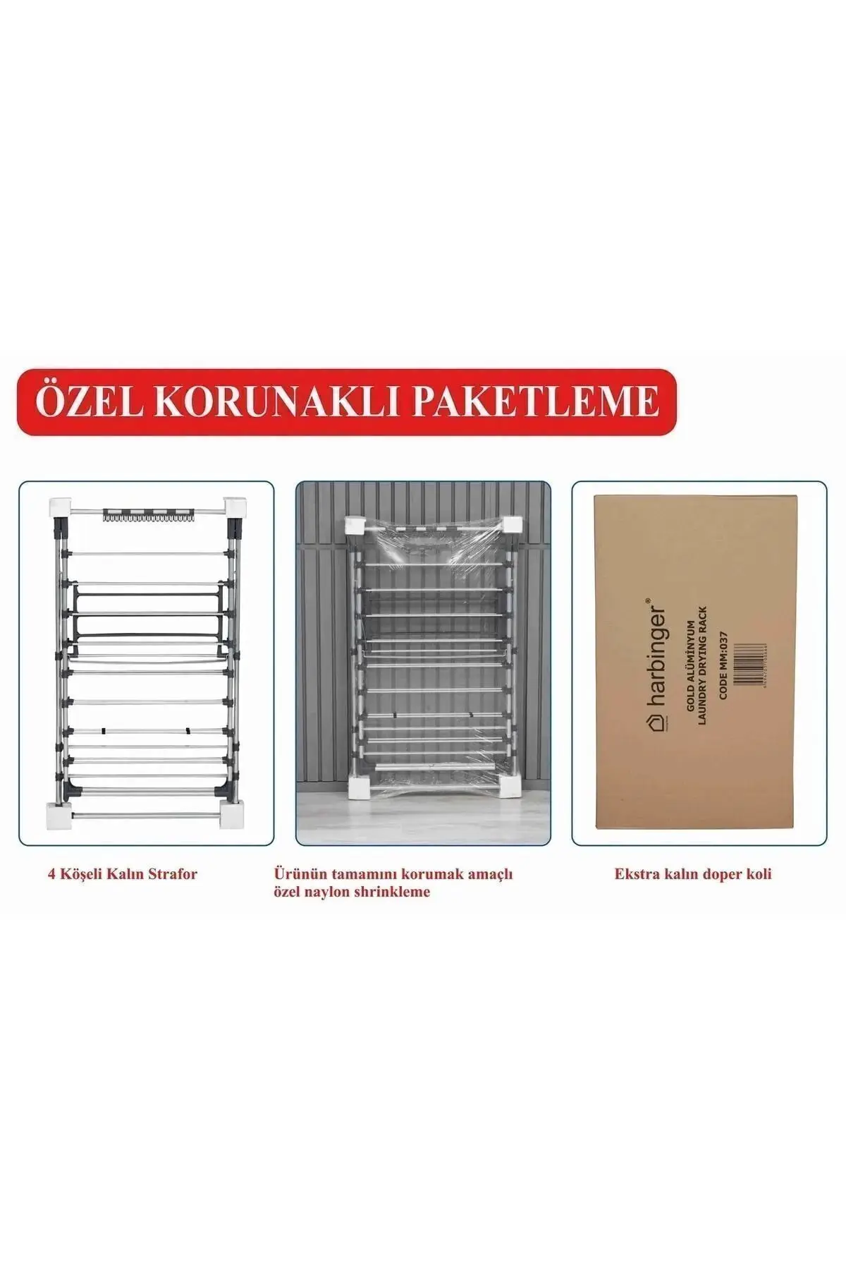 Devecioğlu Harbinger Gold Alüminyum Çamaşır Kurutmalık MM037