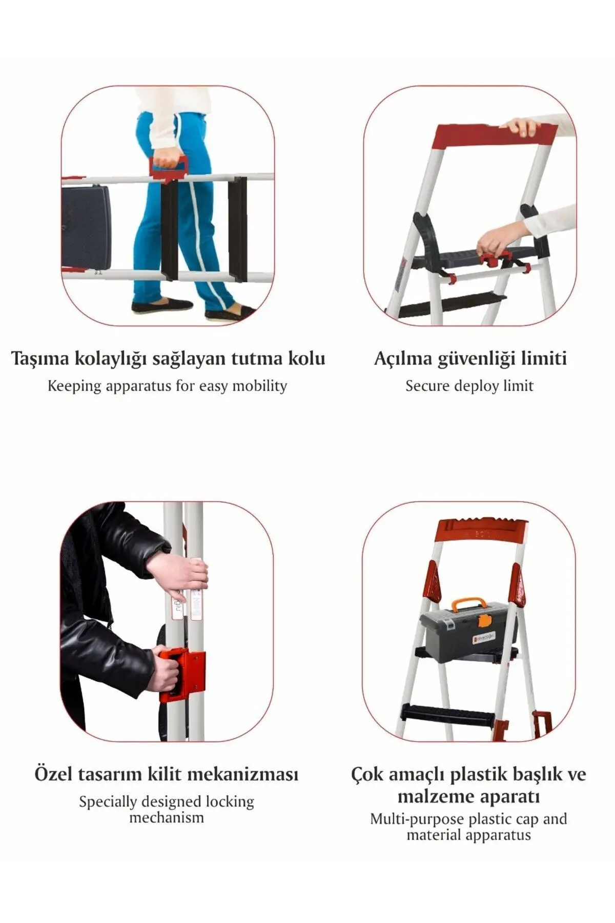 Devecioğlu Noax 5+1 Basamaklı Merdiven