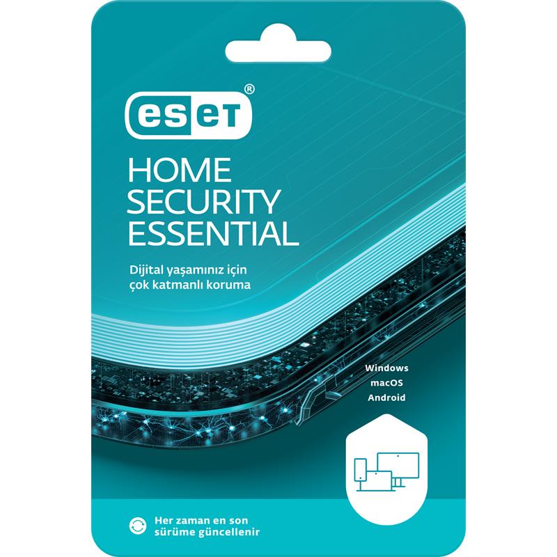 Eset Home Securıty Essentıal 10 Kullanıcı 1 Yıl Kutu