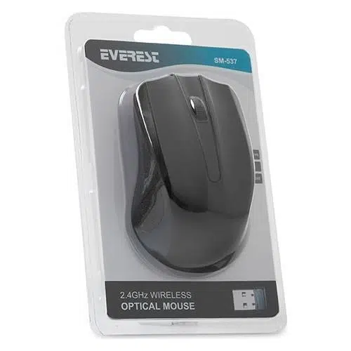 Everest Sm-537 Kablosuz Usb Sıyah 2.4Ghz Mouse