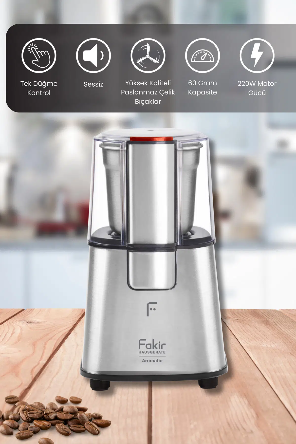 Fakir Aromatic Kahve Öğütücü