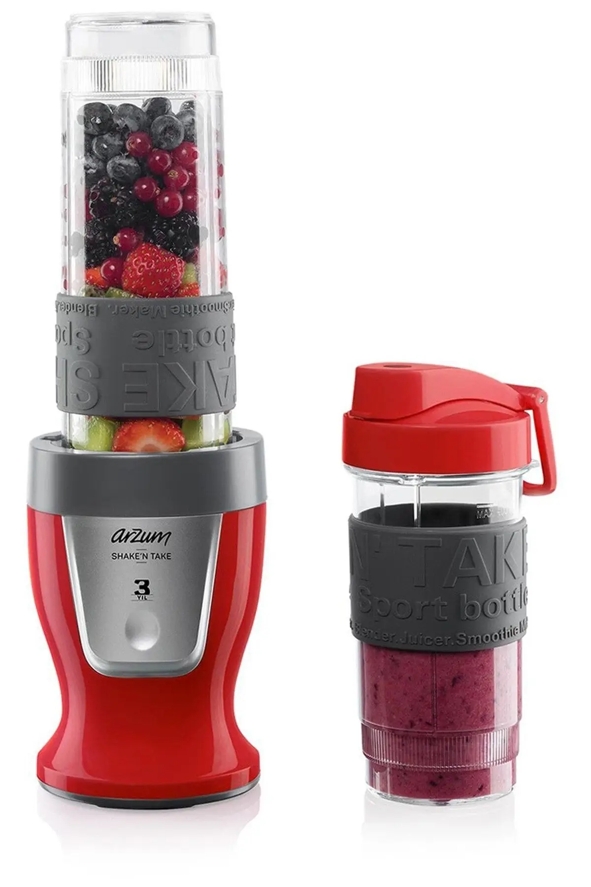 Fakir Dynamic Kırmızı 600 W Kişisel Blender