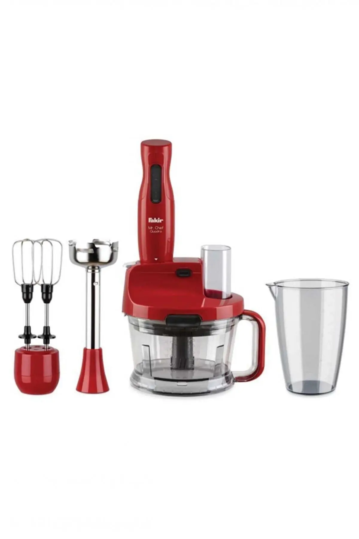 Fakir Mr.Chef Quadro Kırmızı 1000 W Blender Seti