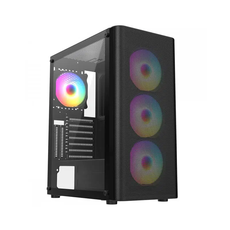 Frısby Fc-9385G 550W 4X8120Mm Fan Gaming Siyah Kasa