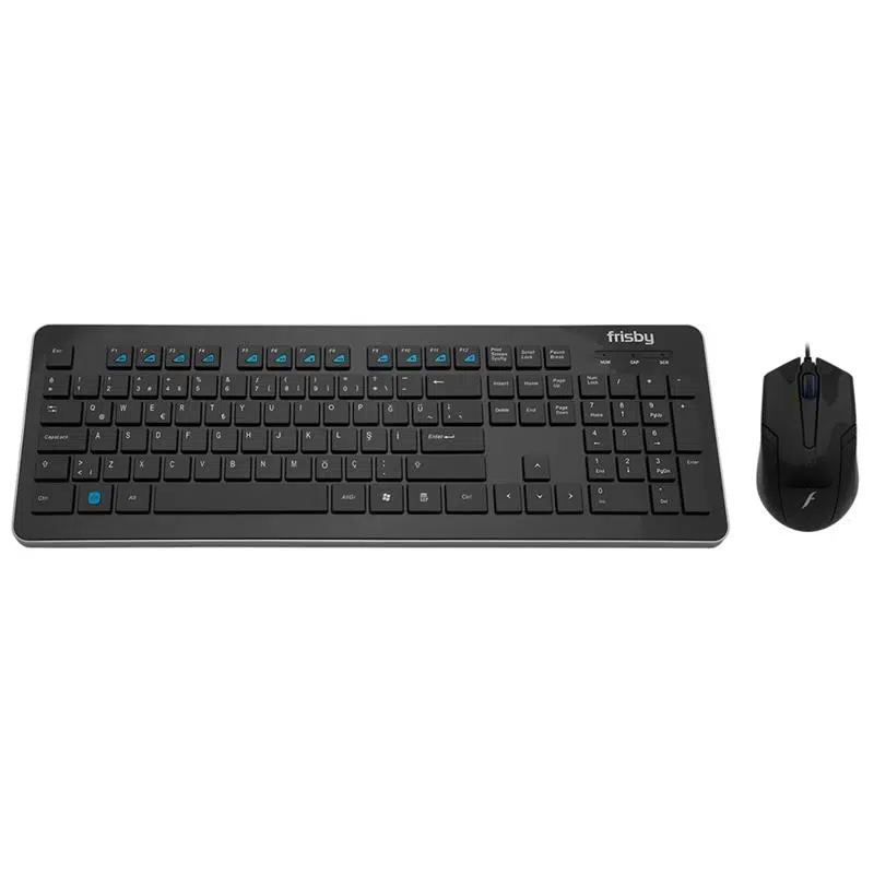 Frısby Fk-158Qu Usb Q Tr Mm Siyah Kablolu Klavye Mouse Set