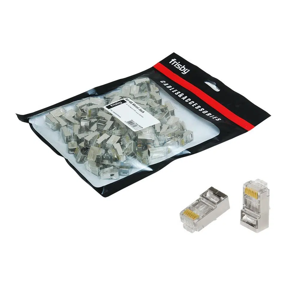 Frısby Fnw-Rj4522N Rj45 Ftp Cat6 Konnektor Metal 100Lü Paket