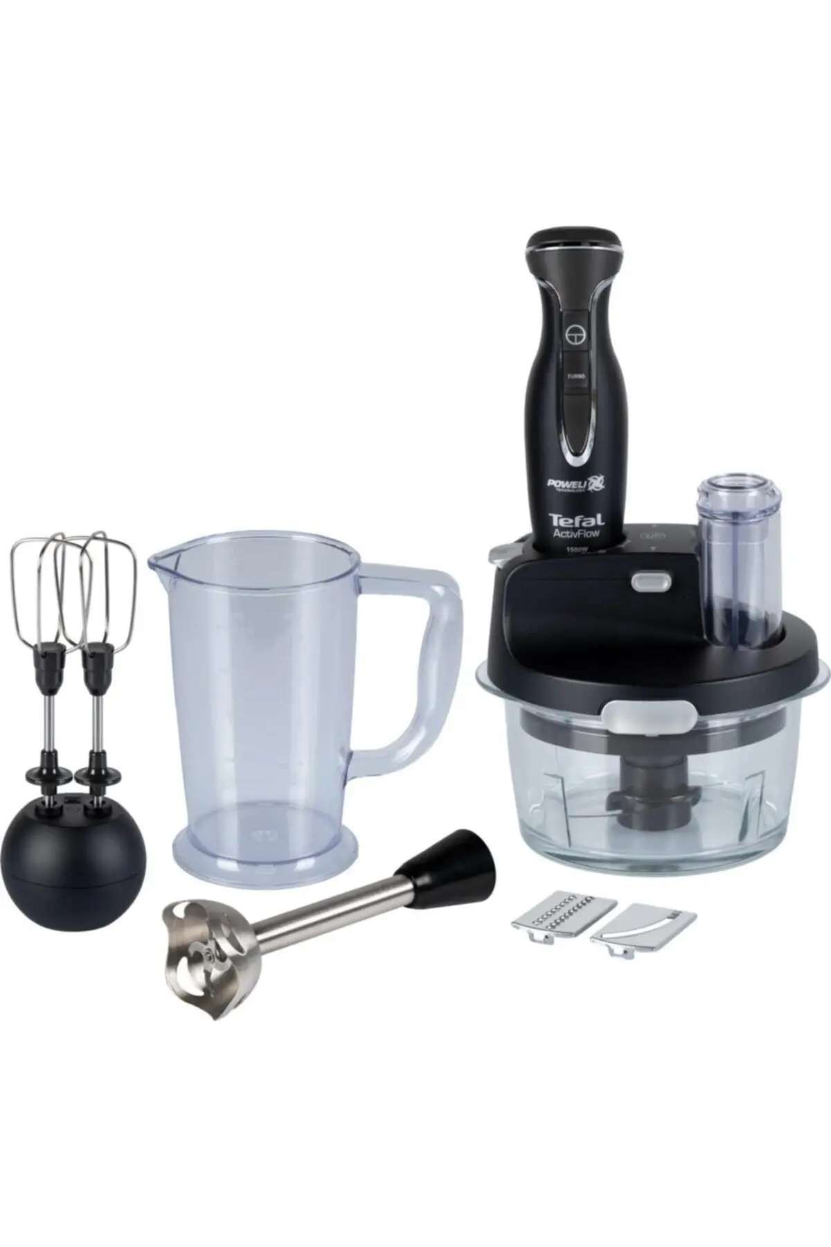 Tefal Powelix Activflow Expert 1500 W Mikser & Blender Set (SİYAH)