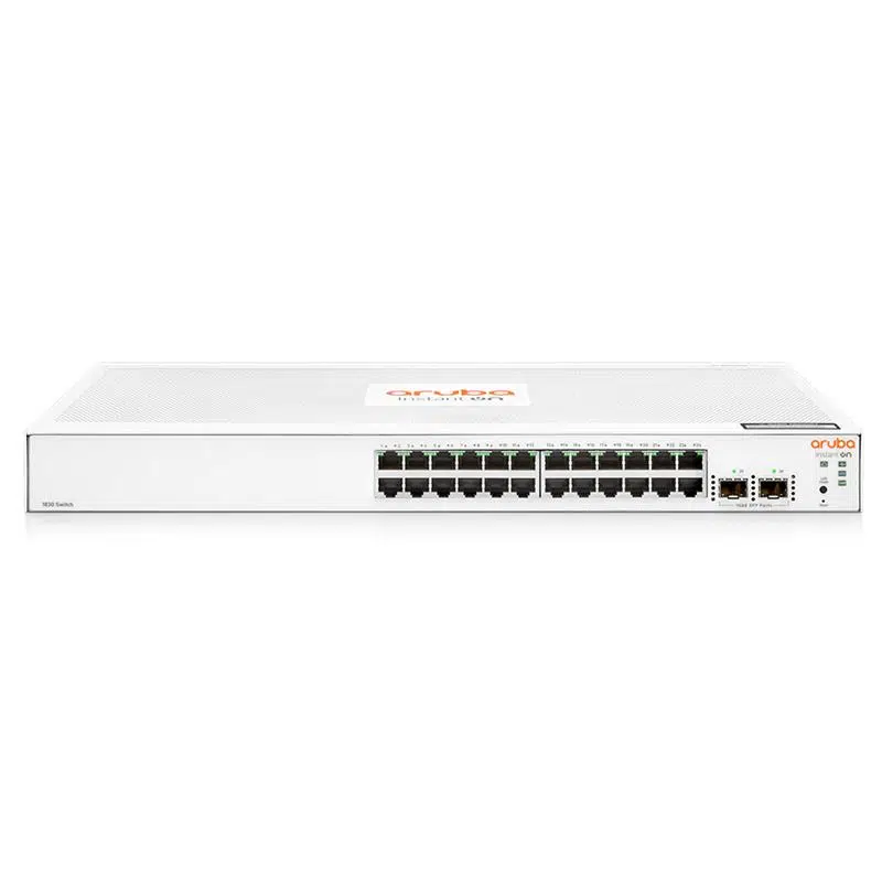 Hpe Aruba Ion Jl812A 1830 24 Port Gıgabıt + 2X1Gb Sfp Uplınk Yönetilebilir Rackmount Swıtch