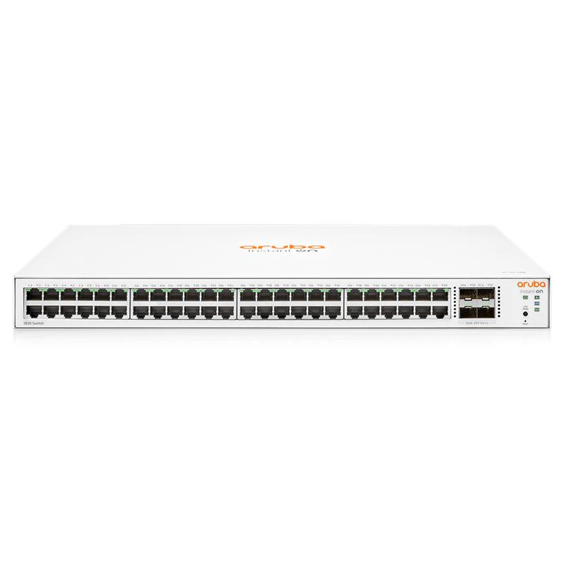 Hpe Aruba Ion Jl814A 48 Port Gıgabıt + 4X1Gb Sfp Uplınk Yönetilebilir Rackmount Swıtch